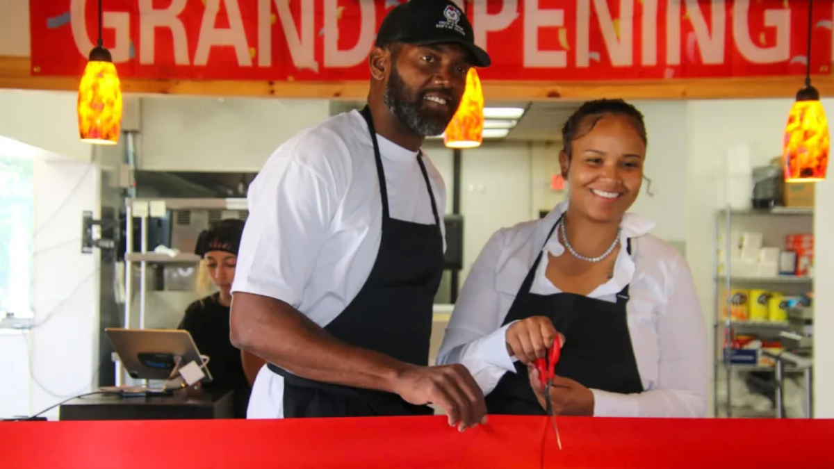NFL Legend Randy Moss Invests in Chick-A-Boom, a Restaurant Chain Co-Founded by a Black Woman