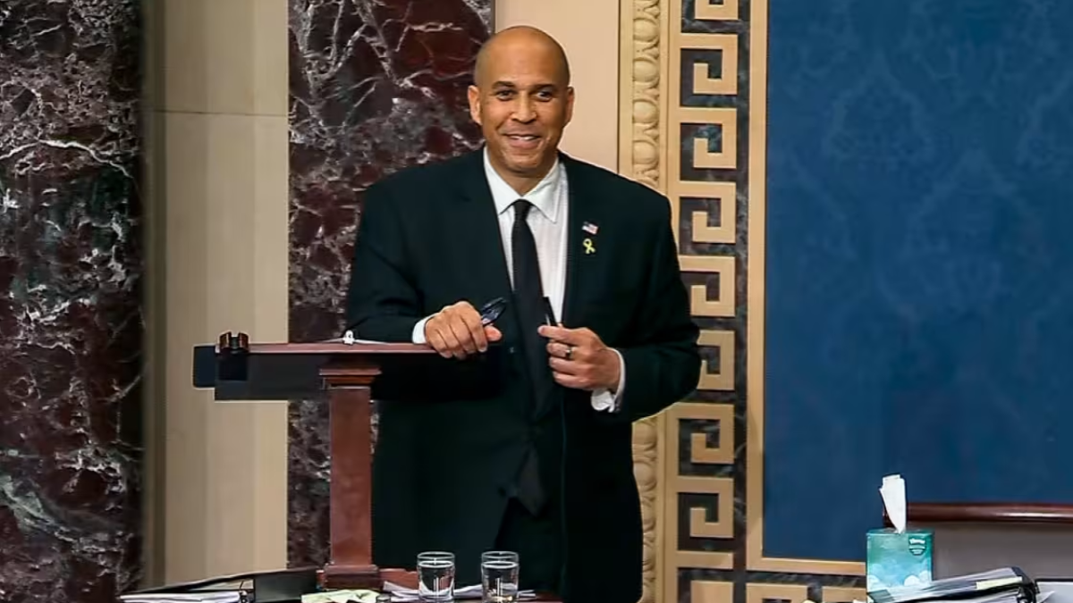 Cory Booker Breaks Senate Speech Record, Ignites Democratic Base Hungry for a Fighter