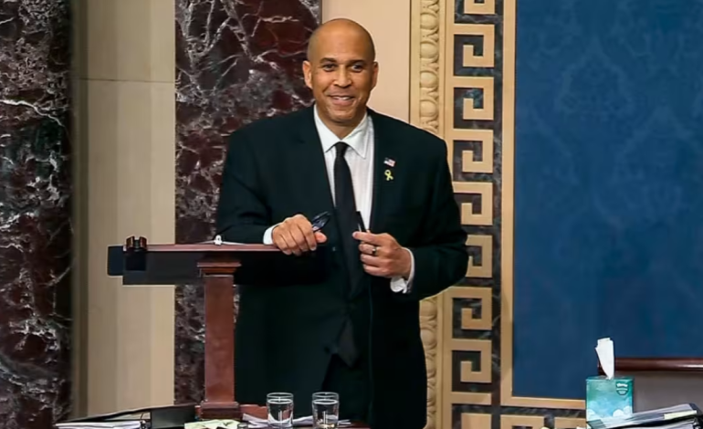 Cory Booker Breaks Senate Speech Record, Ignites Democratic Base Hungry for a Fighter